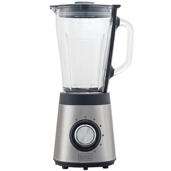 Liquidificador Inox Com Jarra De Vidro Gourmand Gris Black+Decker 700W 127V